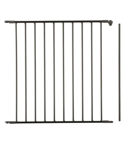 BH71560S Flex3 Çocuk Güvenlik Kapısı Uzatma Parçası Siyah Metal (72 Cm) - Parkzon