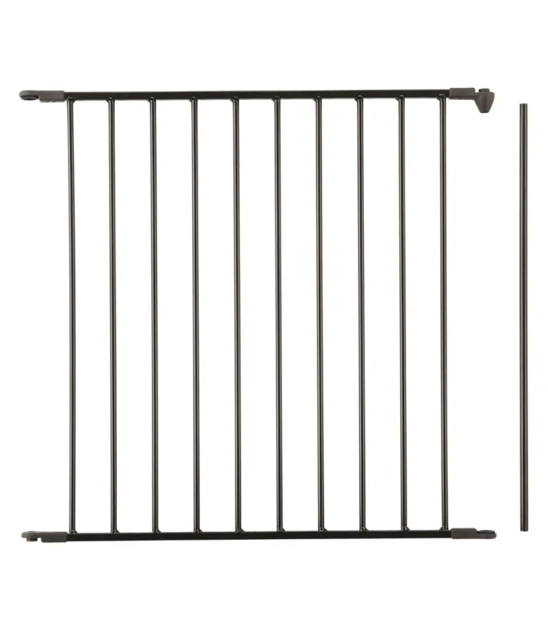 BH71560S Flex3 Çocuk Güvenlik Kapısı Uzatma Parçası Siyah Metal (72 Cm) - Parkzon