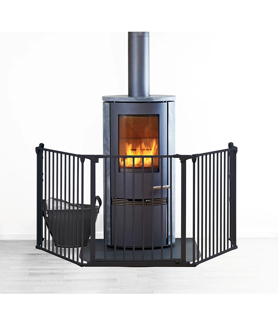 dun56216xl-flexm-somine-guvenlik-bariyeri-siyah-metal-90-226-cm-ayarlanabilir-kapili-cocuk-koruma-citi DUN56216XL FLEXM ŞÖMİNE GÜVENLİK BARİYERİ SİYAH METAL – 90-226 CM AYARLANABİLİR, KAPILI ÇOCUK KORUMA ÇİTİ