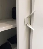 KSB9415 CAM VE AYNALI SÜRGÜ KAPAKLI DOLAPLAR İÇİN ÇOCUK GÜVENLİK KİLİDİ ŞEFFAF - PARKZON