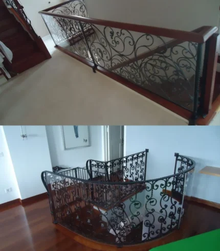 P-001 Şeffaf Pleksiglas Balkon ve Merdiven Korkuluk Koruyucu 3 mm – Parkzon